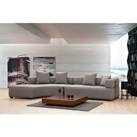 Design sarokkanapé Galatea 180 cm szürke - bal