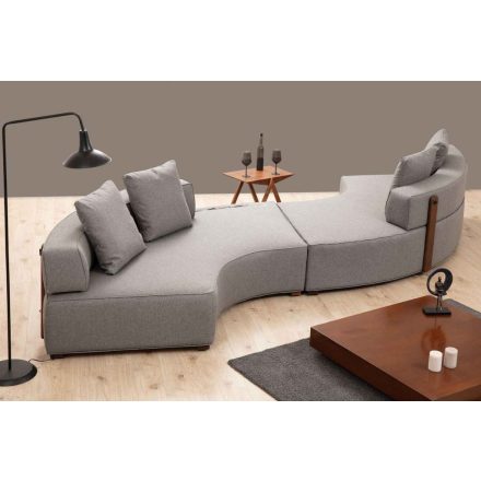 Design sarokkanapé Galatea 380 cm szürke