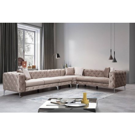 Design sarokkanapé Rococo bézs - jobb