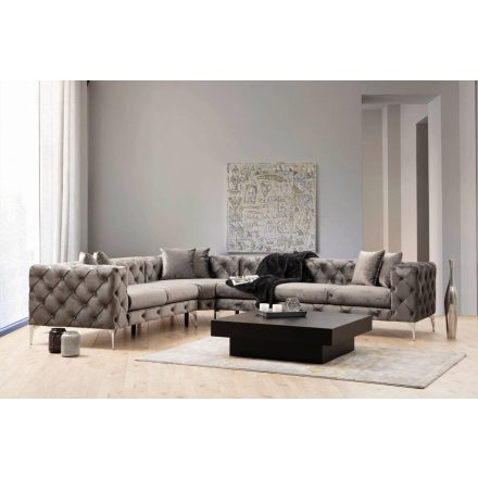 Design sarokkanapé Rococo antracit - jobb