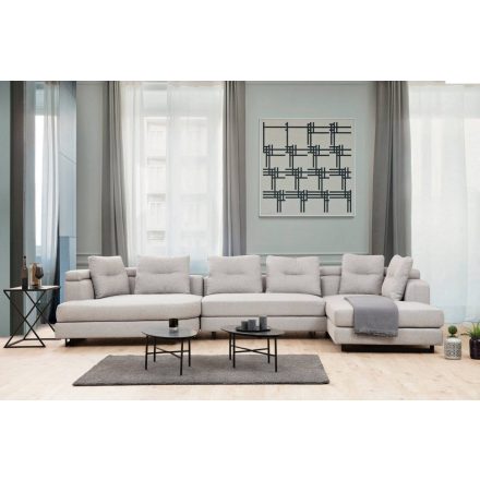 Design sarokkanapé Katela világosszürke