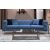 Design 3 személyes kanapé Rococo 237 cm kék