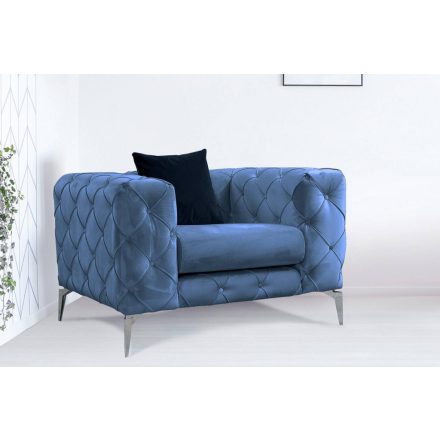 Design fotel Rococo kék