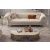 Design kanapé Rubby Chesterfield 260 cm krém