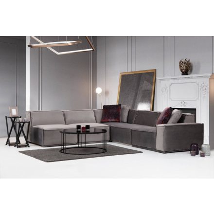Design sarokkanapé Valtina II szürke - bal