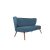 Design kanapé Verena 141 cm kék 
