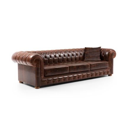 Design kanapé Chesterfield 276 cm barna