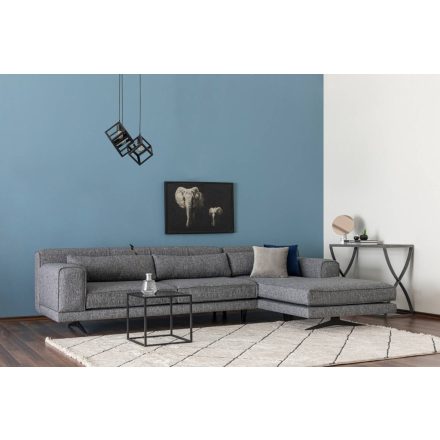 Design sarokkanapé Caishen 308 cm szürke - jobb