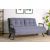 Design összecsukható kanapé Hilarius 133 cm szürke