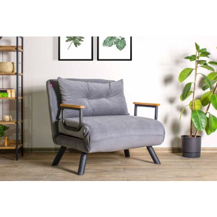 Design összecsukható szék Hilarius szürke