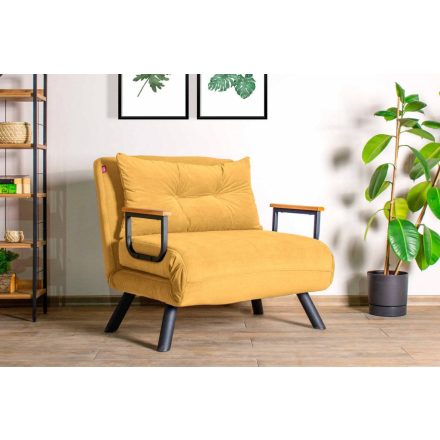 Design összecsukható szék Hilarius mustár 