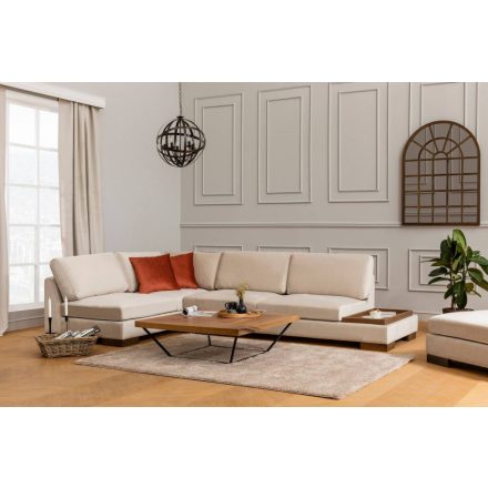 Design sarokkanapé Calista 313 cm bézs - bal
