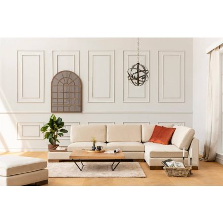 Design sarokkanapé Calista 313 cm bézs - jobb