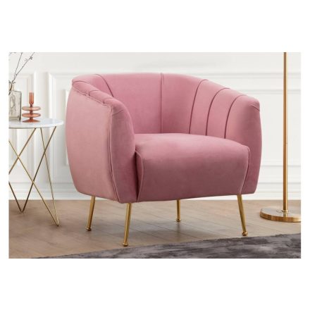 Design fotel Adalia órózsaszín