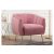 Design fotel Adalia órózsaszín