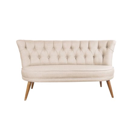 Design kanapé Taneisha 140 cm krémszínű