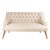 Design kanapé Laraine 140 cm krém
