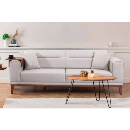 Design 3 személyes kanapé Malisha 223 cm krém