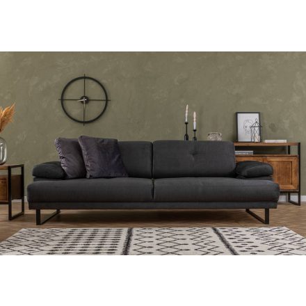 Design 3 személyes kanapé Vatusia 239 cm antracit