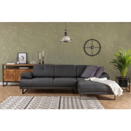 Design sarokkanapé Vatusia 314 cm antracit - jobb