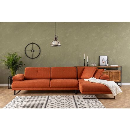 Design sarokkanapé Vatusia 314 cm narancssárga - jobb