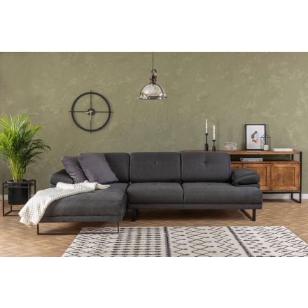 Design sarokkanapé Vatusia 314 cm antracit - bal