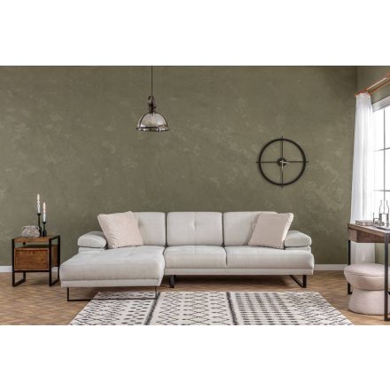 Design sarokkanapé Vatusia 274 cm bézs - bal