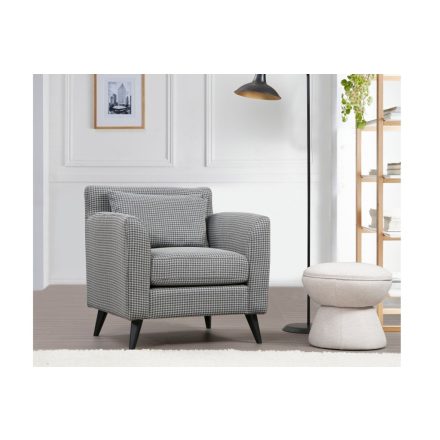 Design szék Santino fekete-fehér