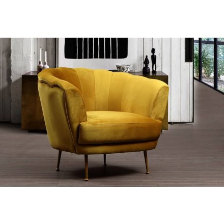 Design fotel Phiala mustár