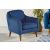 Design fotel Maelie sötétkék