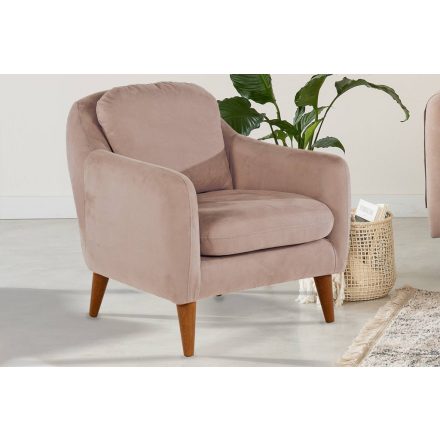 Design fotel Maelie világosbarna