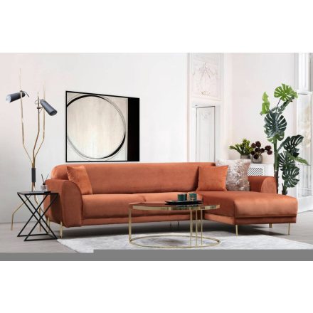 Design összecsukható kanapé Haylia 287 cm fahéj - jobb