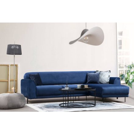 Design összecsukható kanapé Haylia 287 cm kék - jobb