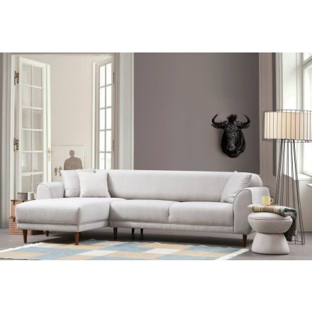 Design összecsukható kanapé Haylia 287 cm bézs - bal