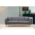 Design 3 személyes kanapé Eilika 214 cm szürke