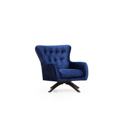 Design fotel Rococo II sötétkék