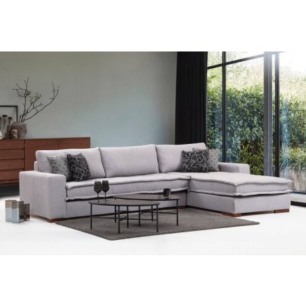 Design sarokkanapé Wilano 323 cm világosszürke - jobb