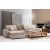 Design sarokkanapé Wilano 323 cm homok bézs - bal