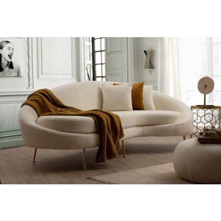 Design 3 személyes kanapé Zeena 255 cm krém
