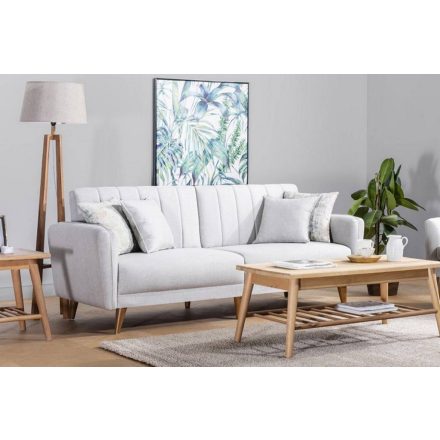 Design összecsukható kanapé Zayda 210 cm krém