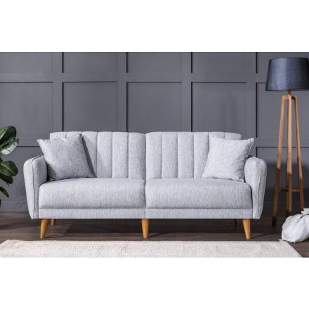 Design összecsukható kanapé Zayda 210 cm szürke