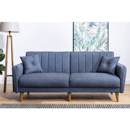 Design összecsukható kanapé Zayda 210 cm sötétkék