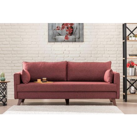 Design összecsukható kanapé Marisela 208 cm bordó