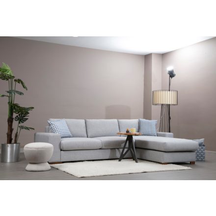 Design sarokkanapé Bellona 290 cm világosszürke - jobb