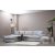 Design sarokkanapé Bellona 290 cm világosszürke - bal