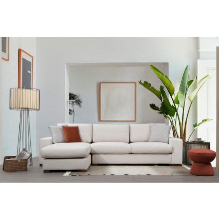 Design sarokkanapé Bellona 270 cm bézs - bal