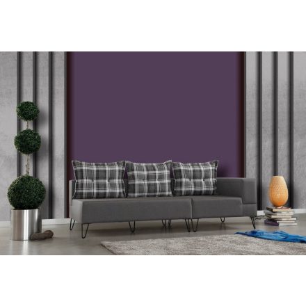 Design 3 személyes kanapé Phenyo 200 cm szürke