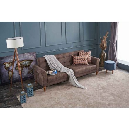 Design összecsukható kanapé Bahula 223 cm barna