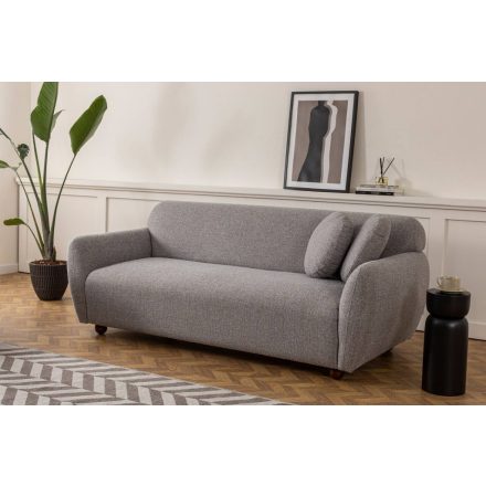 Design 3 személyes kanapé Jamiya 223 cm világosszürke