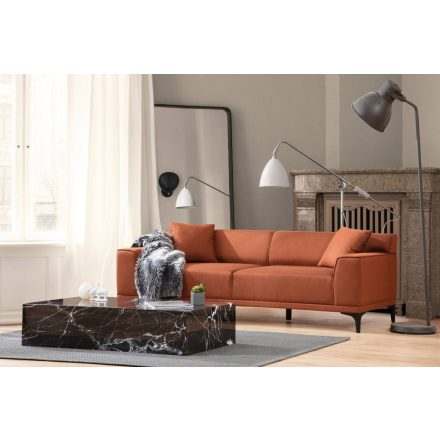 Design 3 személyes kanapé Dellyn 212 cm narancssárga
